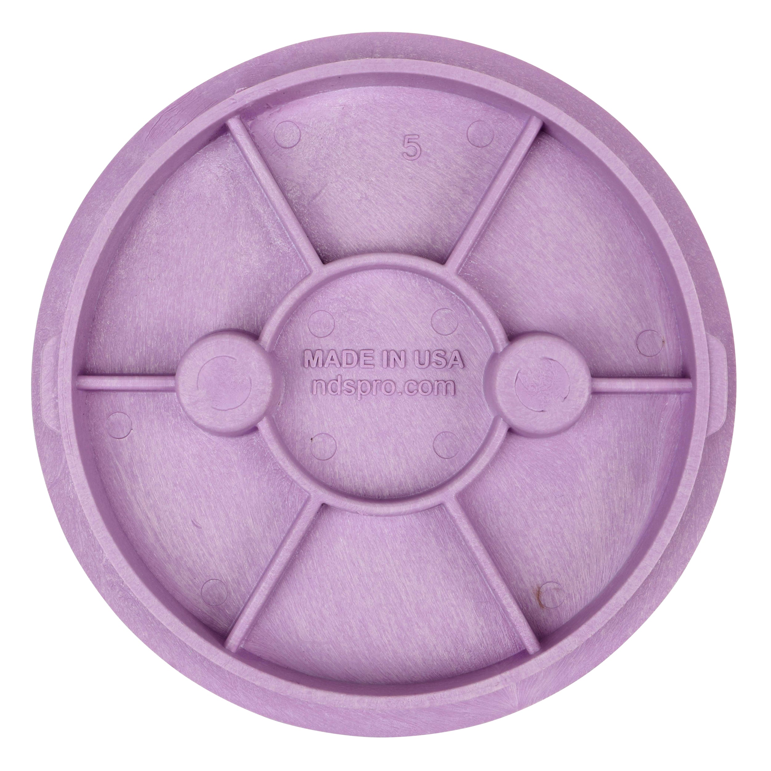 NDS Nds 107PBCR 7 Inch Round Purple Valve Box