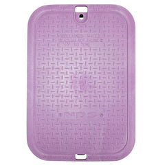 NDS Nds 314PBCR Valve Box 14x19 in Reclaimed Water Purple
