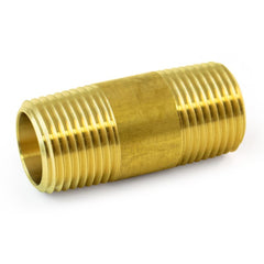 MIDLAND METAL Midland Metal 706113-0424 Brass Nipple 0.25x1.5 in Lead Free