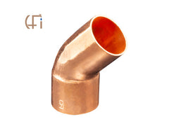 AQUALINE Aqualine 319-075 Copper Street 45 Degree Elbow 3/4 Inch