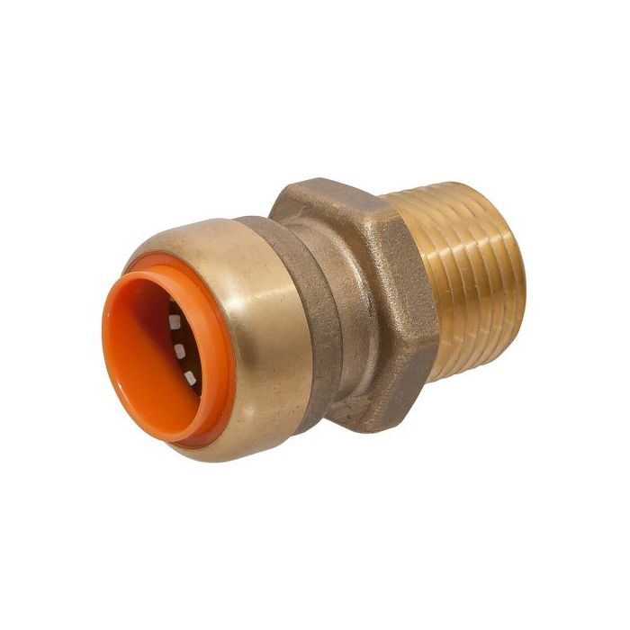 NIBCO Nibco B031350PW Push Male Adapter 1 Inch Mipt X Cts