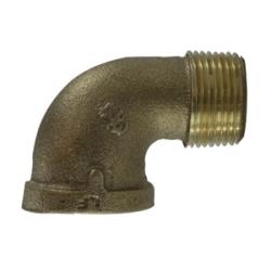 AQUALINE Aqualine ELS90-100 Brass Street 90 Elbow 1 Inch