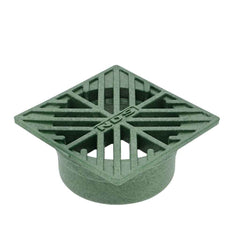 NDS Nds 1 Square Green Plastic Drain Grate 4 Inch