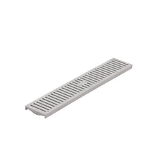 NDS Nds 241 Channel Drain Grate 4 in 2 Ft Gray