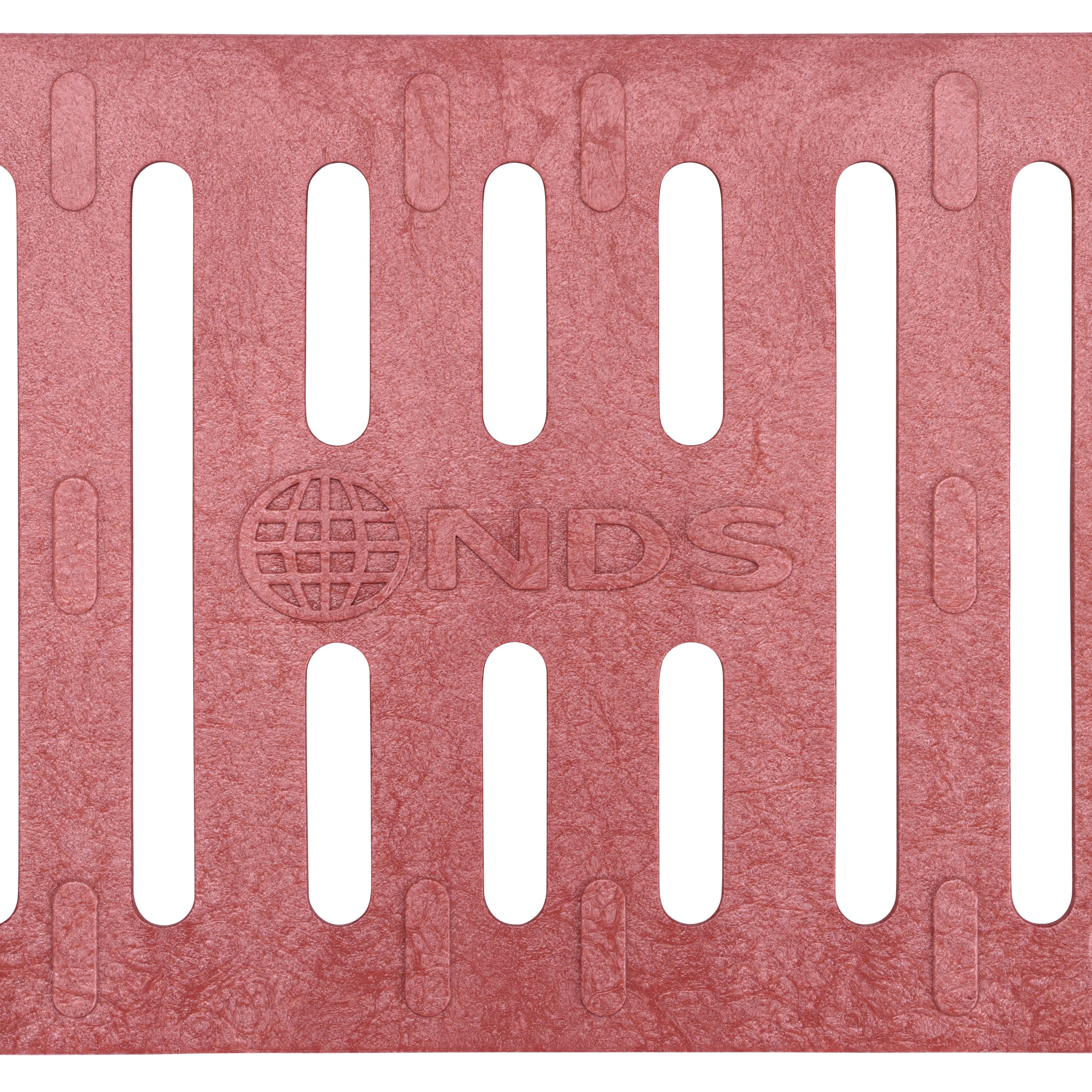 NDS Nds 251 Channel Drain Grate 4x24 Inches Brick Red