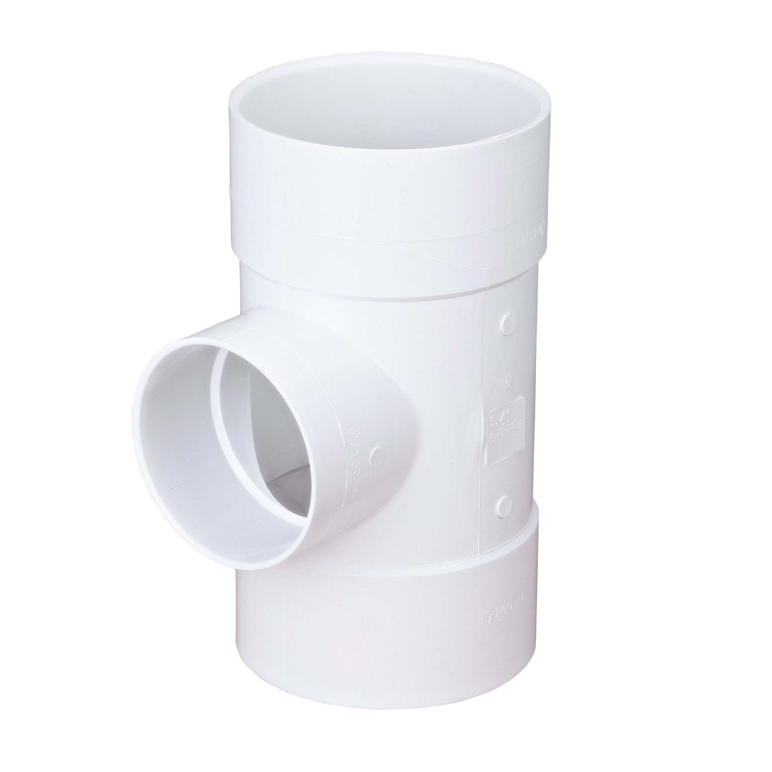 NDS Nds 86P01 Pvc Straight Tee SDR-35 8x6 Inches