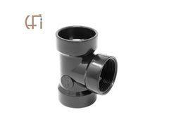 COPPERFIT Copperfit 1A1766 Abs Dwv Cleanout Tee 2 in Less Plug
