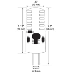 DAUER MANUFACTURING Dauer Manufacturing 487192-2700K T3 Led Lamp 3W 12V G4