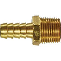 MIDLAND METAL Midland Metal 707001-0606 Brass Male Adapter 3/8 in Mipt X Insert