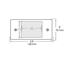 DAUER MANUFACTURING Dauer Manufacturing 489928-3000K Cabo Small Flat Step Light