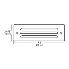 DAUER MANUFACTURING Dauer Manufacturing 489931-2700K Islander Led Step Light