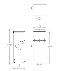 WAC LIGHTING Wac Lighting 8300CS-TRN-SS Colorscaping 300W Transformer