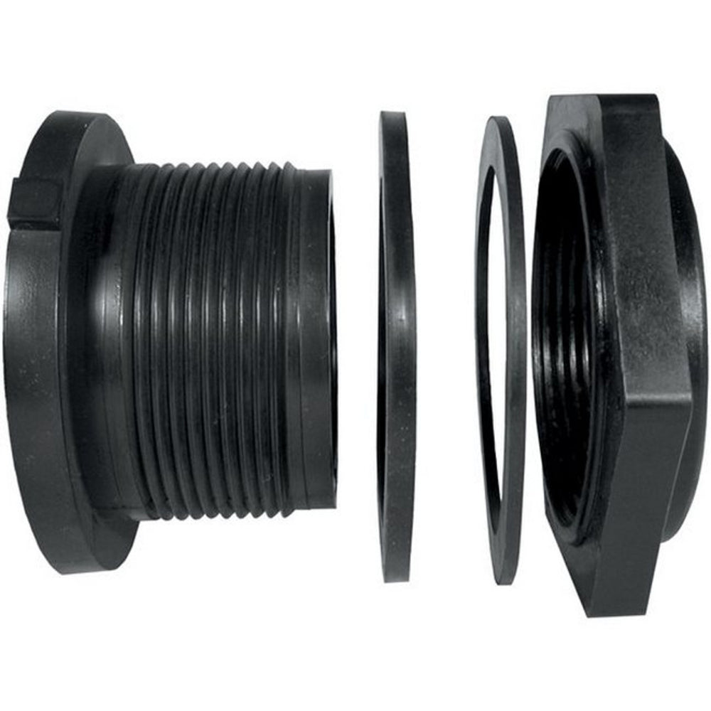 AQUALINE Aqualine TBH-300 Polypropylene Bulkhead Fitting 3 Inch Fipt