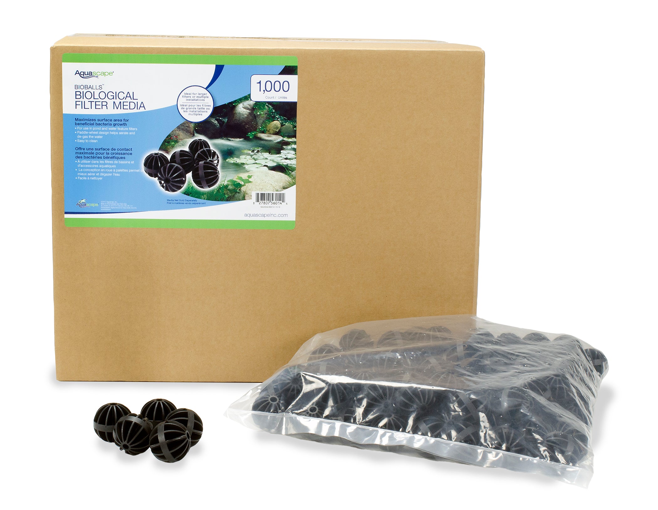 AQUASCAPE Aquascape 56014 Bioballs Biological Filter Media 1000 Ct