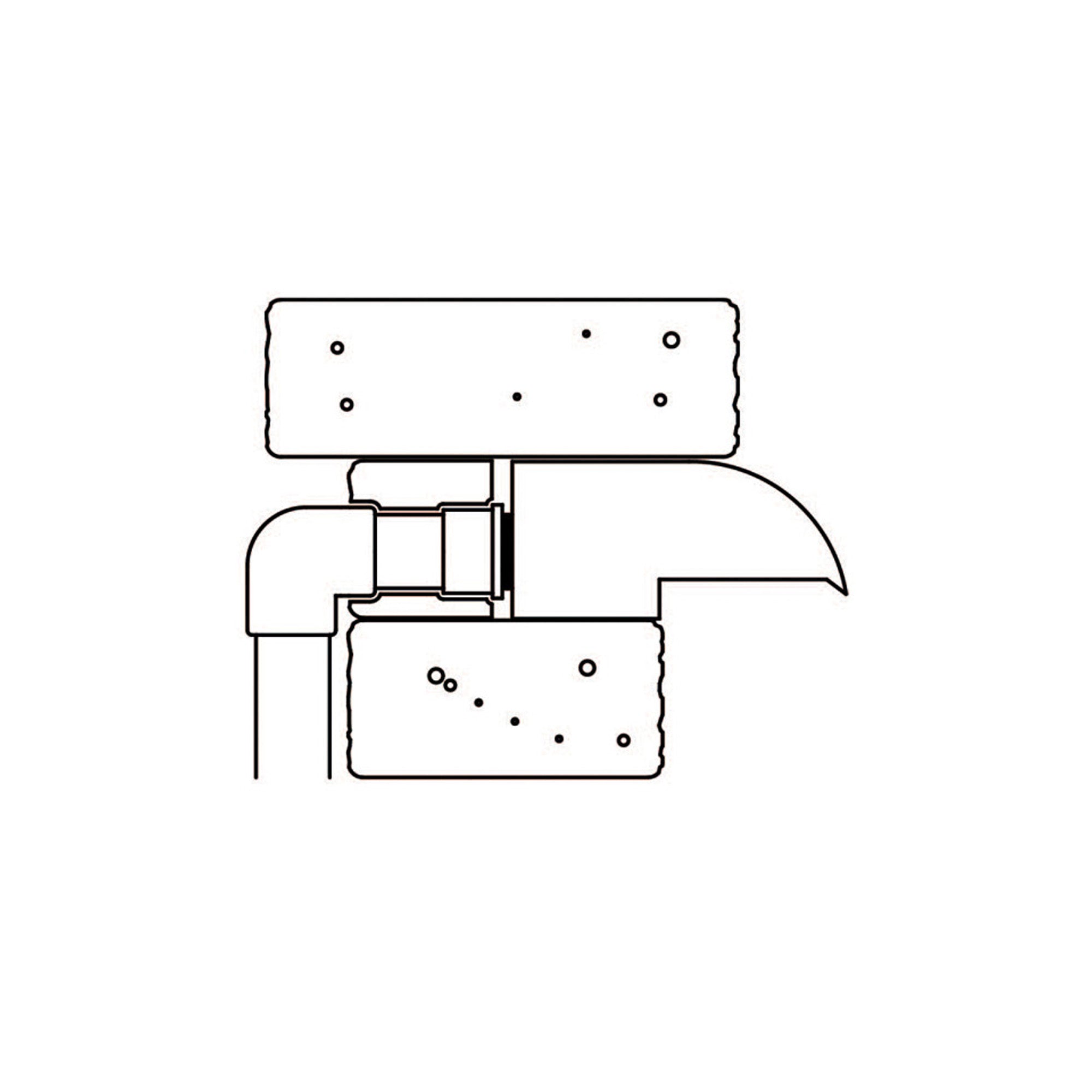 ATLANTIC WATERGARDENS Atlantic Watergardens 73859 Stainless Steel Spillway 12in
