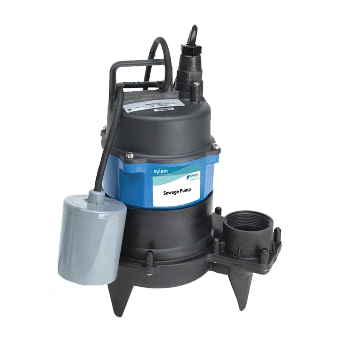 GOULDS Goulds WW0511A Sewage Pump 1/2 Hp 115V Piggyback Float