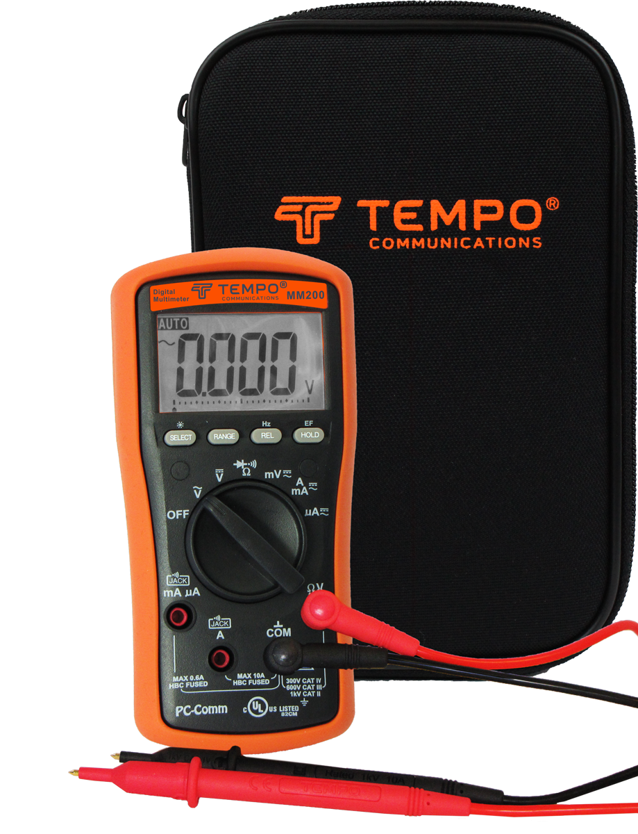 TEMPO COMMUNICATIONS Tempo Communications MM200 Standard Multimeter