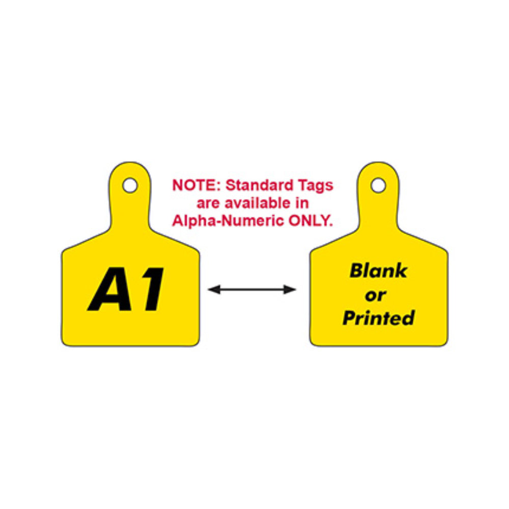 IPS Ips 511281 Yellow 1-sided Valve Id Tag