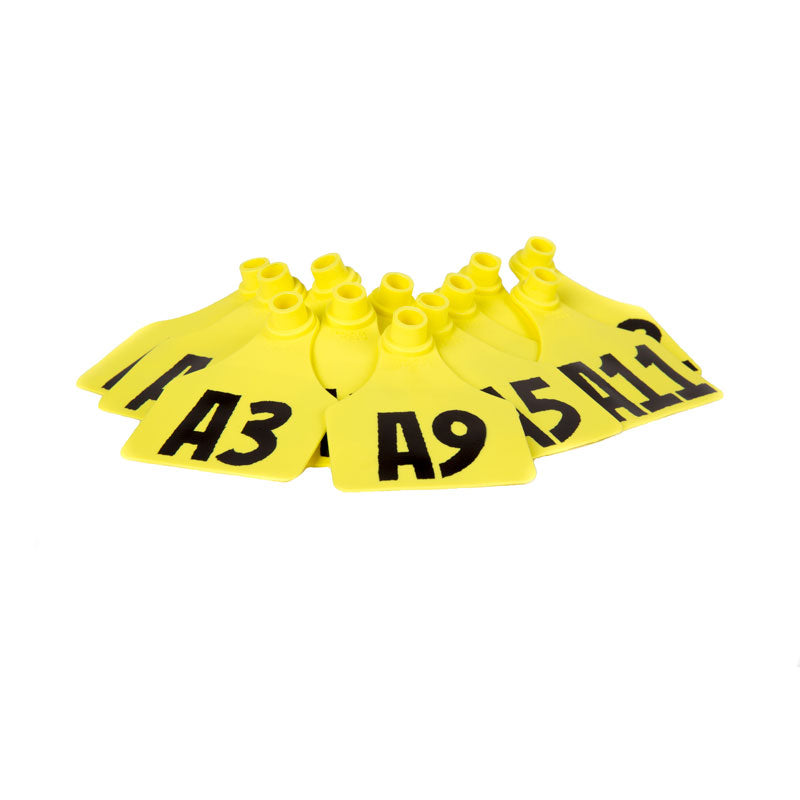 IPS Ips 511281 (1-25) Yellow Valve Id Tag Set