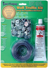 TUMAX Tumax 10002-2 Wall Trellis Kit 90 Anchors Wire Adhesive