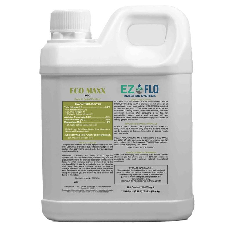 EZ-FLO Ez-flo ECO-MAXX-2.5 Organic Liquid Fertilizer 2.5 Gal
