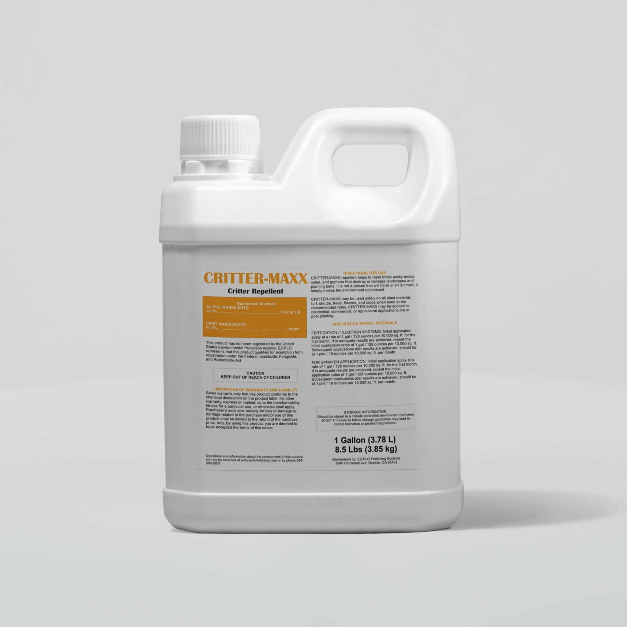 EZ-FLO Ez-flo Ez CRITTER-1 Organic Critter Repellent 1 Gallon