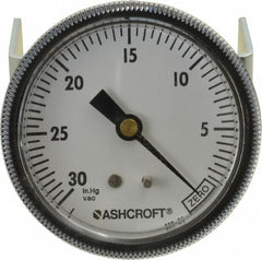 ASHCROFT Ashcroft 662876001415 Vacuum Pressure Gauge 2.5 in Dial Npt