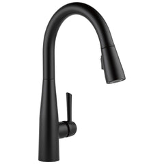 DELTA FAUCET Delta Faucet 9113-BL-DST Essa Single Handle Pull-Down Kitchen Faucet 1.8 GPM Single-hole