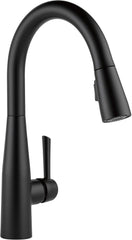 DELTA FAUCET Delta Faucet 9113-BL-DST Essa Single Handle Pull-Down Kitchen Faucet 1.8 GPM Single-hole