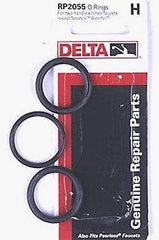 DELTA FAUCET Delta Faucet RP2055 Spout O-Rings Kit 3-Pack