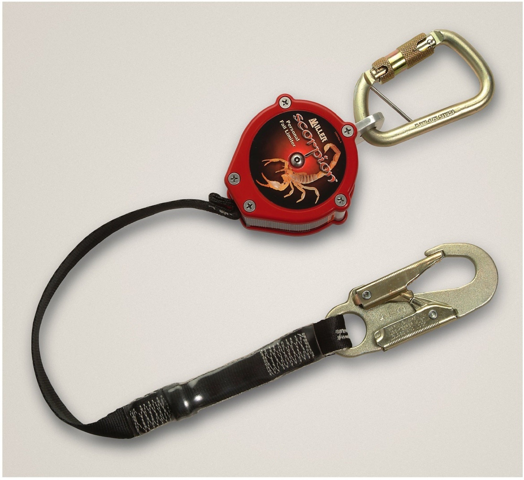 HONEYWELL Honeywell MTL-OHS1-31/9FT Turbolite+ Scorpion Fall Limiter 9 ft L 420 lb Captive Eye Carabiner Locking Snap