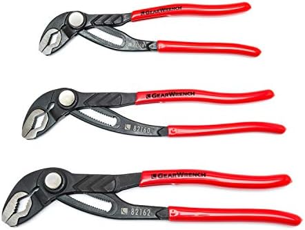 GEARWRENCH Gearwrench 82118 Set Plr Tongue / Grv Push Btn Mixed 3pc
