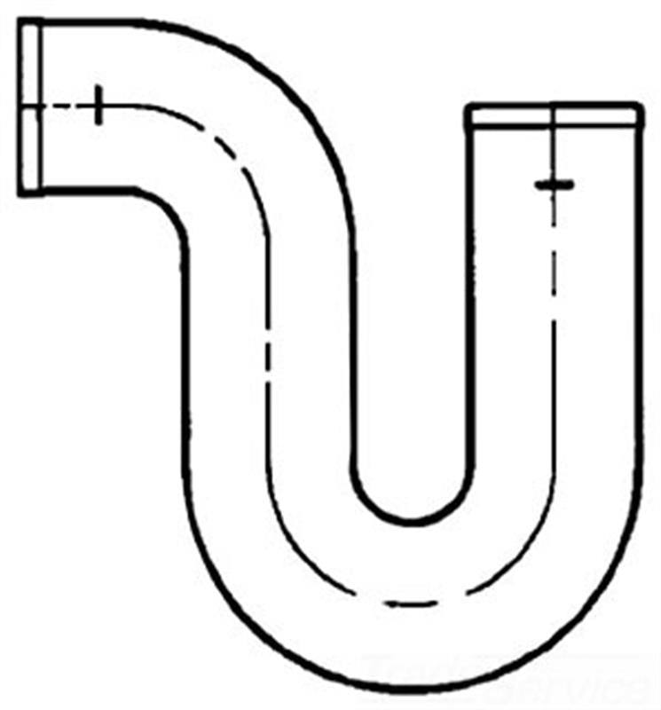 TYLER PIPE Tyler Pipe 010265 3 no-hub deep seal p-trap 3 in