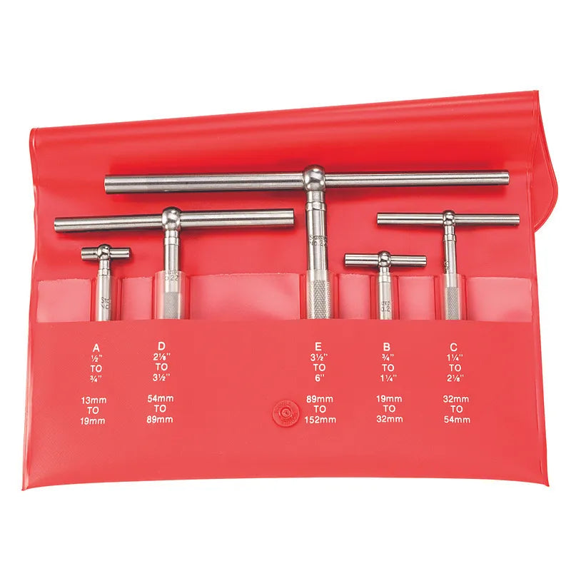STARRETT Starrett 50929 S229GZ set telescoping 1/2-3 1/2 inch range 5 piece