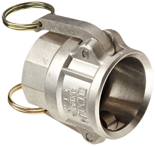 DIXON VALVE & COUPLING Dixon Valve & Coupling 150-D-SS Type D Coupler 250 PSI 1 1/2 Inch