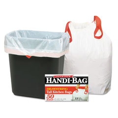 HANDI-BAG Handi-Bag WBIHAB6DK50 Liner 13 Gallon Drawstring 50/Box