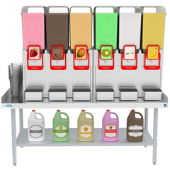 KOOLMORE Koolmore EQT-163060 16 Gauge Stainless Steel Commercial Equipment Stand 30 x 60 Heavy Duty Griddle Stand