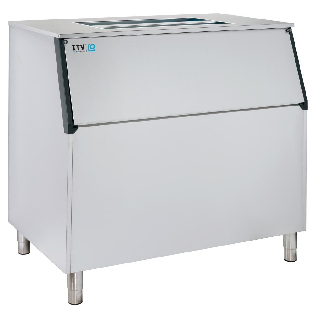 ITV Itv S-900 ice storage bin 48 inches 858 lbs top hinged front door