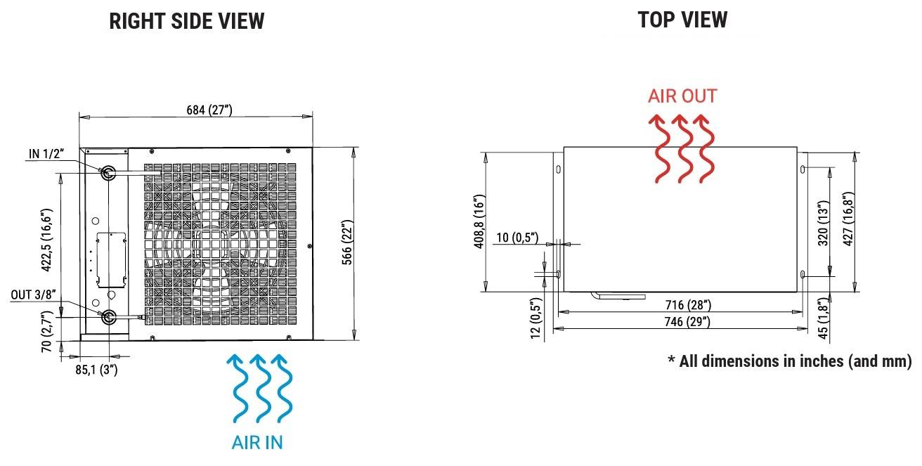 ITV Itv rc10 ice maker remote condenser 230v 60hz 1 phase 1a compatible with 18000-212