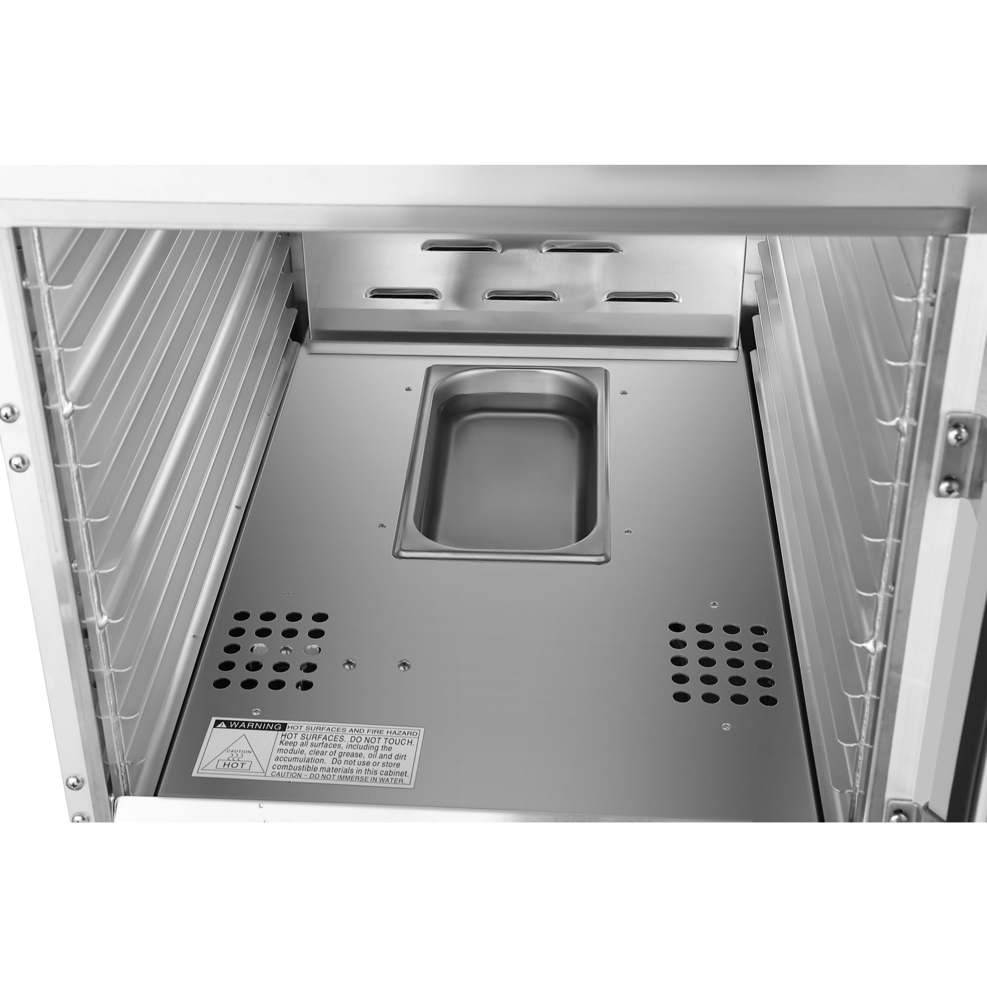 KOOLMORE Koolmore KM-CHP12-SIGL commercial insulated half-size heated holding proofing cabinet 1500W 33 in. 12-pan capacity