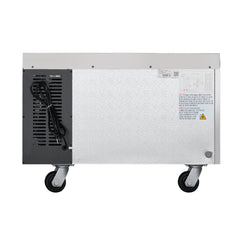 KOOLMORE Koolmore KM-BR-362D commercial chef base refrigerator storage cabinet 36 in. refrigerated pull-out drawers rolling caster wheels