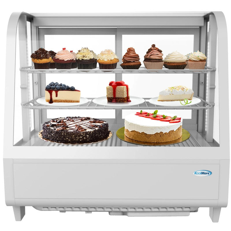 KOOLMORE Koolmore CDC-3C-WH countertop refrigerated display case 3.6 cu. ft. 115 volts