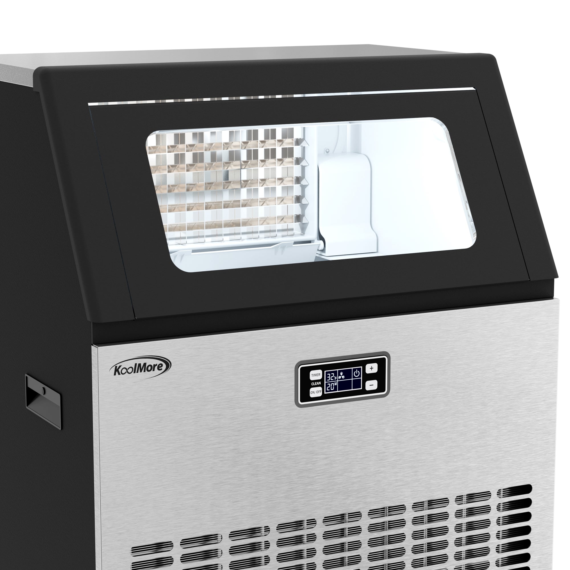 KOOLMORE Koolmore CIM198 Undercounter Ice Maker Machine 198 lbs/24h 22 in. 55 lb Bin