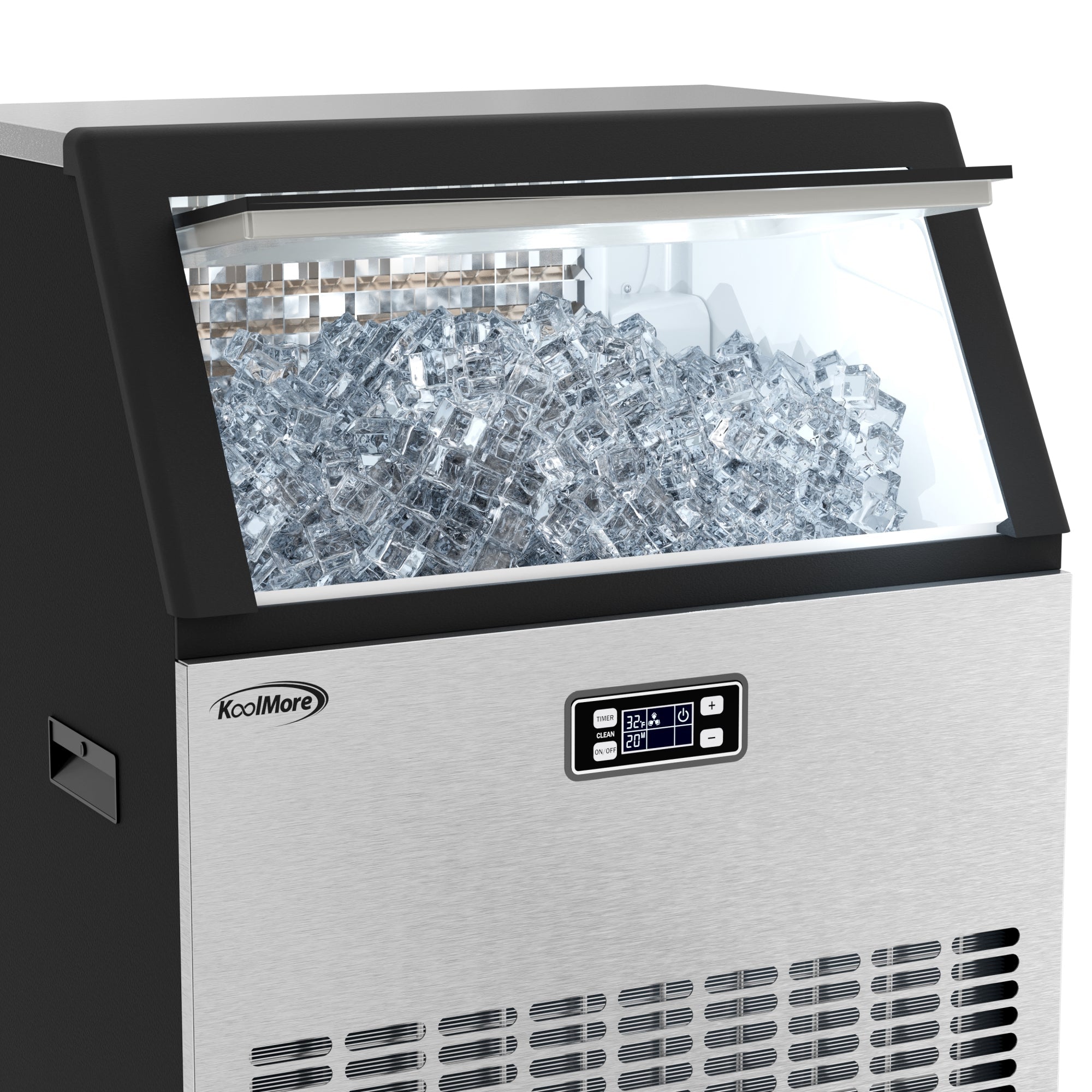 KOOLMORE Koolmore CIM198 Undercounter Ice Maker Machine 198 lbs/24h 22 in. 55 lb Bin