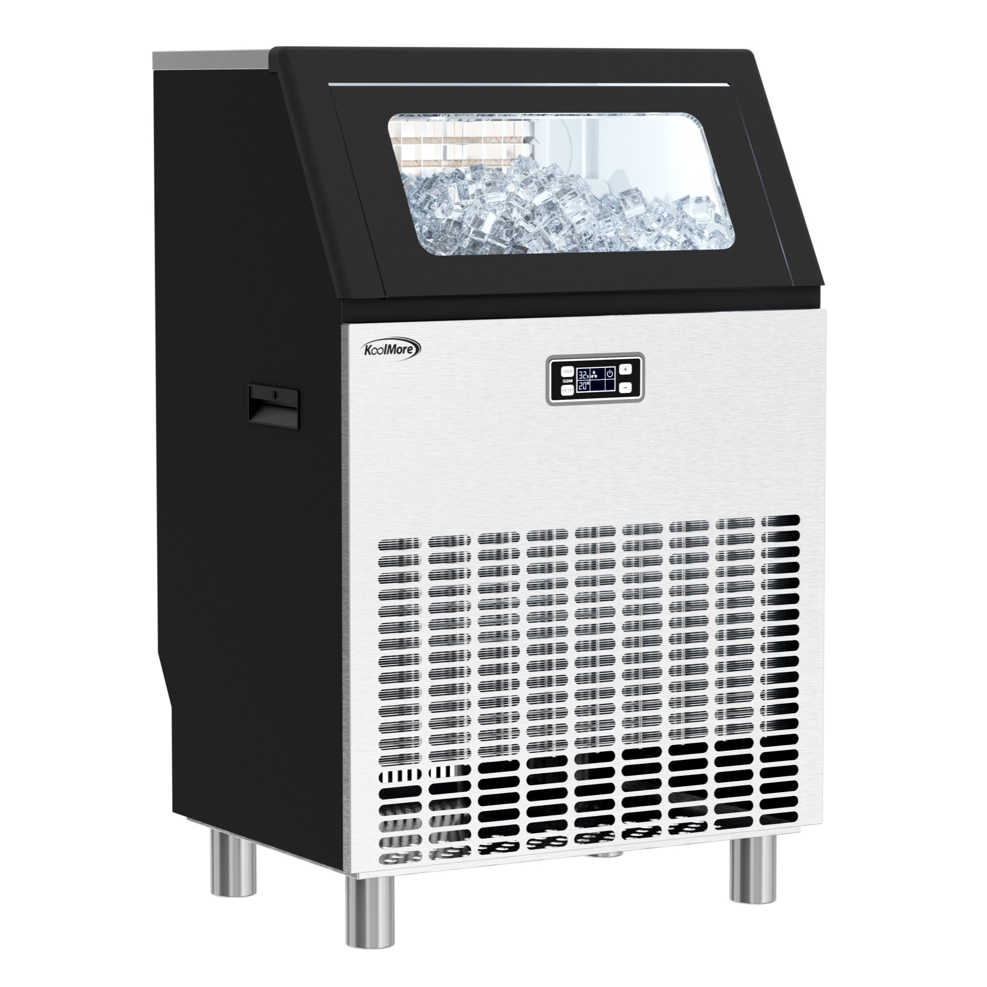 KOOLMORE Koolmore CIM198 Undercounter Ice Maker Machine 198 lbs/24h 22 in. 55 lb Bin
