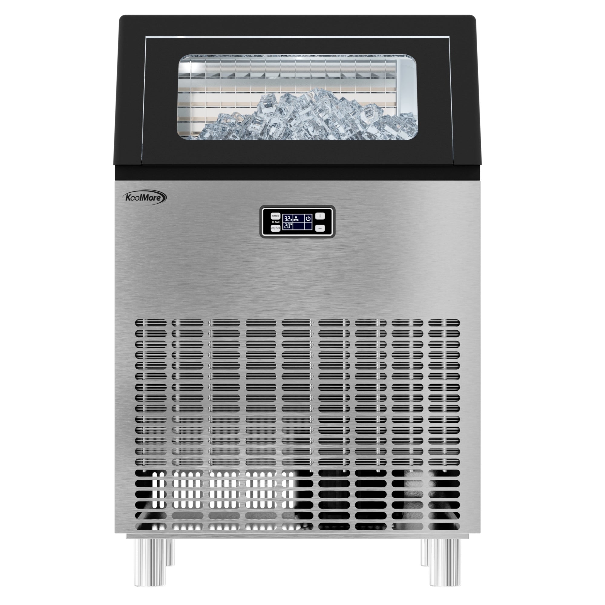 KOOLMORE Koolmore CIM198 Undercounter Ice Maker Machine 198 lbs/24h 22 in. 55 lb Bin