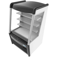 KOOLMORE Koolmore CDAU-13C 11.3 Cu. Ft. Stainless Steel Vertical Case Grab and Go Open Air Merchandiser 115 Volts