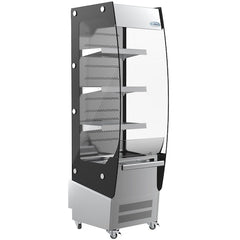 KOOLMORE Koolmore CDAU-7C-SS Open Air Merchandiser Cooler Grab and Go Refrigerator 7.7 cu. ft. 115V