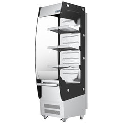KOOLMORE Koolmore CDAU-7C-SS Open Air Merchandiser Cooler Grab and Go Refrigerator 7.7 cu. ft. 115V