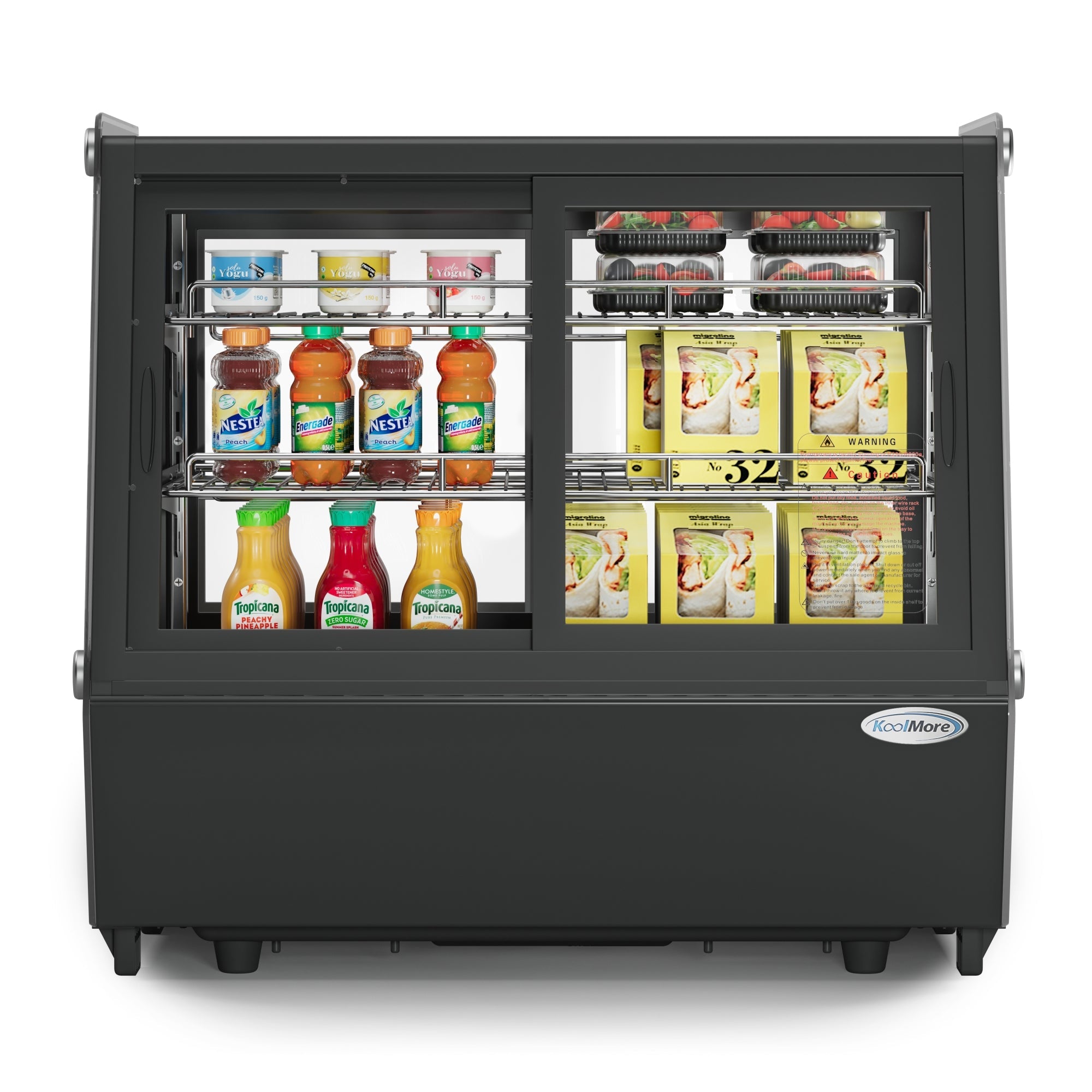 KOOLMORE Koolmore CDC-125-BK self-service countertop display refrigerator 120V 28 in.